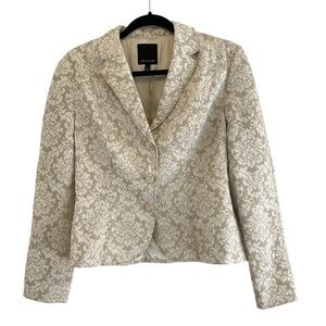 The Limited Gold Jacquard Blazer Size 8